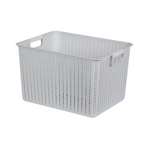 High-Quality Woven PP <b>Storage</b> <b>Basket</b> 3415 – Durable, Multi-Use Organizer in <b>Soft</b> Pastel Tones - Product Image 3