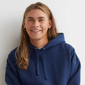 Sweat à capuche zippé de haute qualité, sweat à capuche streetwear uni pour hommes, personnalisé, 500GSM, sweat à capuche en molleton français pour hommes - Product Image 6