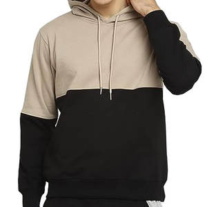 Wholesale 2-Color Premium Men's Hoody 100% Cotton Custom Solid Color <b>Oversized</b> <b>Fleece</b> <b>Hoodie</b> Customizable Blank Design - Product Image 1