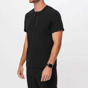 Uniforme d'infirmière de l'hôpital confortable Spandex matériel d'uniforme de soins infirmiers costume de sécurité clinique travail porte OEM - Product Image 3