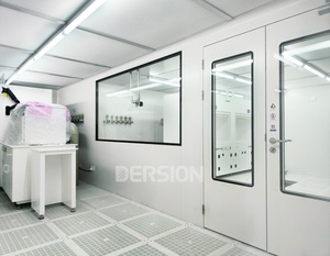 New ISO 7 tùy chỉnh Modular phòng sạch <span class=keywords><strong>HEPA</strong></span> lọc H15/H13/H14 cửa tự động loại bỏ bụi cho thiết bị y tế sản xuất - Product Image 4