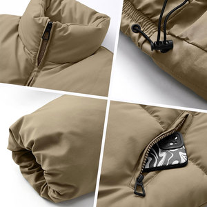 Custom Color Women Clothing <b>Jacket</b> High Quality Streetwear Breathable Polyester Nylon Winter Zipper Waterproof Puffer <b>Jackets</b> - Product Image 3