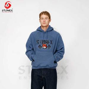 Vente en gros de sweats à capuche en coton épais pour hommes, de haute qualité, personnalisés, à manches longues, pour l'hiver - Product Image 5