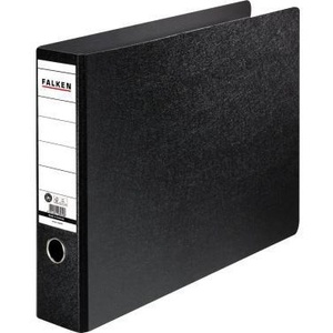 Falken 80mm Black Hardboard Landscape <b>A3</b> File <b>Folder</b> - Product Image 1