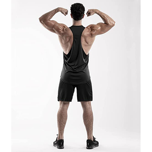 Wholesale <b>Men</b> Gym Tank Top Lightweight Fitness <b>Singlet</b> <b>Men</b> Plain Sleeveless T-Shirt Slim Fit Workout Top - Product Image 6