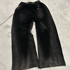 Pantalones Deportivos de Cintura Media, Estilo Jogger, con Estampado Lavado Ácido, Pedrería y Cintura Elástica, Pantalones Casuales para Hombre - Product Image 2