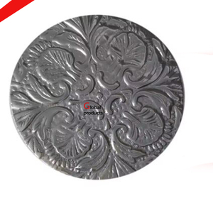 great quality <b>silver</b> finished metal stainless steel round shape <b>coaster</b> for home hotel restaurant - Product Image 5