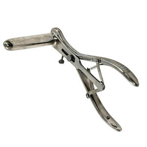 Espéculo Mathieu de Acero Inoxidable, Instrumento Médico con Diámetro de Apertura de 2 Pulgadas y Espéculo Grande de 8 Pulgadas con Hoja de 3 Puntas - Product Image 1