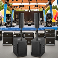 Equipo profesional de gran potencia Etapa Sonido al aire libre Sistema de altavoces pasivos Line Array