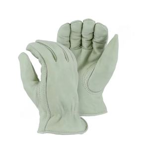 Cómodos guantes cálidos de cuero de vaca para conducir para hombres - Product Image 5