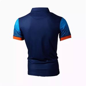 Poche solide professionnelle personnalisée en gros pour chemise à manches courtes polyester/coton vêtements de sport en mélange pour chemise de golf - Product Image 2