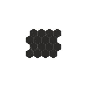 Bungalow Interiors Tiles Hexagone 73mm Ceramic <b>mosaic</b> tiles Villa, bungalow, hotel, kitchen, bathroom, elevation 260x300mm - Product Image 2