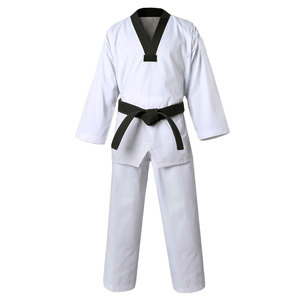 Uniforme de Taekwondo Personalizado para Hombre, 100% Algodón, Resistente, Ligero, de Alta Calidad, Ropa de Artes Marciales - Product Image 1