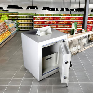 Coffre-fort Challenger Cash Trap Safe 4 pour supermarchés et hôtels, grande capacité, avec mécanisme anti-pêche unidirectionnel - Product Image 1