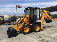 Gebrauchter JCB 1CX Baggerlader Kompakter Radlader Baumaschine mit Frontschaufel und Schaufel