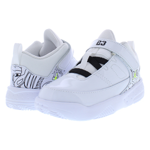 Zapatos Nike Jordan Max Aura 3 SE para bebés y niños pequeños Color: Blanco/Negro/Violeta Hiper 100% auténticos - Product Image 3