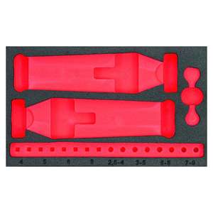 Bi-Color Foam Module for <b>Tool</b> <b>Storage</b> Pin and Hook Wrenches Empty by Usag - Product Image 1