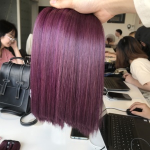 Faisceau coloré droit d'os humain avec dentelle transparente de fermeture, extensions de cheveux vietnamiens frontales en dentelle - Product Image 3
