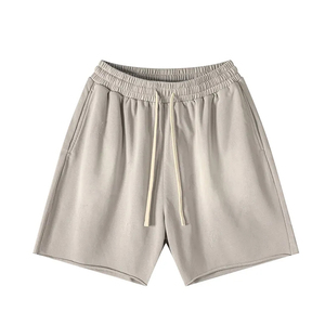 Outdoor Wear <b>MEN</b> ACID WASH <b>Shorts</b> High Quality 100% Cotton Sun Fade with Rhinestone Solid <b>Pattern</b> Streetwear Sun Fade <b>Shorts</b> - Product Image 3