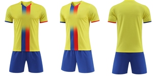 Kit de Jersey de fútbol de calidad superior Fabricación al por mayor Conjuntos de uniformes de fútbol de fábrica Tailandia Custom Oem Odm - Product Image 2