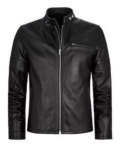 Veste pour homme Nouveau style Veste décontractée d'hiver respirante de haute qualité zippée pour homme 100% Cuir véritable OEM Vente en gros 2024 - Product Image 4