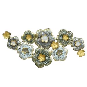 Precio de fábrica hecho a mano flores de Metal decoración de arte de la pared recién llegado esculturas de arte de pared de Metal únicas - Product Image 1