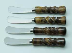 Handmade Metal Butter Stainless Steel Cutlery Set Wooden Handle for Home Hotel Restaurant Premium <b>Dinnerware</b> Knife Accessories - Product Image 6