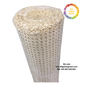 Hand-woven cane webbing <b>sheet</b> showcasing clean texture and durability, popular for minimalist spaces and warm decor styles - Product Image 6