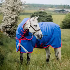 Nuevo modelo de manta de peso pesado de nailon Oxford transpirable impermeable cálido caballo manta hoja ropa alfombra para caballo asistencia caballo - Product Image 2