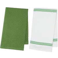 Serviettes de cuisine ORCHID 100% coton biologique écologiques, tissées, séchage rapide, motifs gaufrés et de golf, logo personnalisé, vente en gros