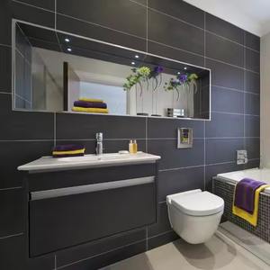 Enbl Meuble de salle de bain en bois suspendu au design moderne, personnalisé, design propre, haute qualité, excellent produit - Product Image 5