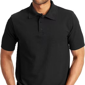 Nuevo estilo de verano para hombres Casual para Polos Manga corta de alta calidad con patrón sólido Precio razonable Logotipo personalizable - Product Image 1