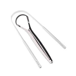 Raspador de Lengua Reutilizable en Forma de U, Antideslizante, de Acero Inoxidable, con Práctica Caja de Almacenamiento, Ideal para Viajes - Product Image 3