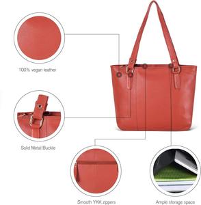 Comfortable Genuine <b>Leather</b> Luxury Lightweight <b>leather</b> Tote <b>Handbag</b> with Custom Colors and Logo <b>leather</b> bags - Product Image 3