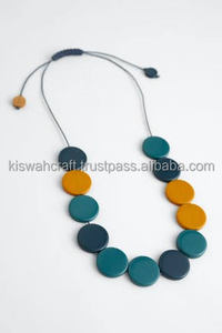 Lo último en oferta, collar bohemio Funky para mujer, joyería de moda con adornos de resina, cadenas de resina múltiple, regalo de diamante - Product Image 6