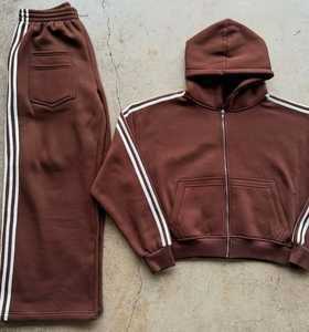 Chándal deportivo para hombre de alta calidad con logotipo personalizado, ropa de calle cortavientos, pantalones de chándal pesados con logotipo - Product Image 2