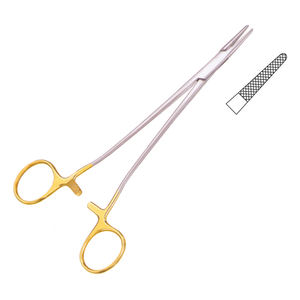 Porte-aiguille microvasculaire manuel de 18.0 cm Instruments chirurgicaux en acier inoxydable extrêmement délicats TC pince lisse - Product Image 6