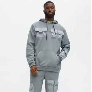 Fabricantes de ropa con logotipo personalizado, chándal de diseño de pisada de peso pesado, chándal de alta calidad, conjuntos de pantalones de chándal para correr a la venta - Product Image 6