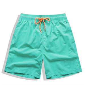 Pantalones Cortos Deportivos de Poliéster para Hombre, al por Mayor, de Verano, Color Sólido, con Logotipo Personalizado, Ecológicos, Estilo Urbano, Casuales, para Fitness - Product Image 1