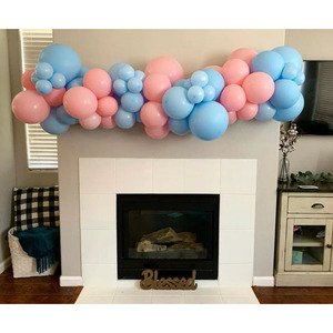 Kit de guirlande en forme d'arche de couleur pastel pour la douche, les anniversaires et les fêtes - Couleurs assorties - Product Image 3