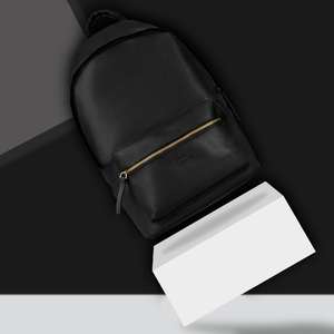 Mochila de Cuero Genuino Vintage Resistente al Agua y Antirrobo LBP-0050, Bolsa de Negocios para Portátil, para la Escuela, Viajes, con Cierre - Product Image 2