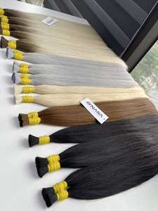 Extensiones de cabello virgen vietnamita de alta calidad 100% Color negro natural crudo a granel y precio barato - Product Image 2