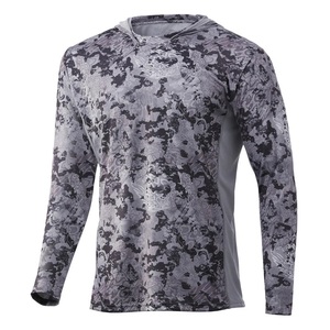 Haut de performance OEM décontracté respirant pour la pêche en extérieur, à capuche, anti-UV, pour hommes - Product Image 3