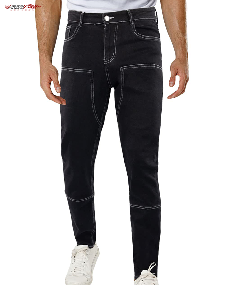 Stile moda su misura in cotone elasticizzato dritti Jeans classici uomini pantaloncini in Denim traspirante da uomo pantaloncini Casual