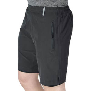 Ropa de hombre de alta calidad Pantalones cortos de doble capa en color sólido Pantalones cortos para correr de doble capa para hombre de mejor rendimiento - Product Image 2