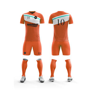 Ensemble complet d'uniformes de football pour usage professionnel |   Tailles pour hommes, femmes et jeunes |   Vêtements de sport légers à séchage rapide en gros - Product Image 5