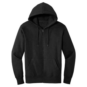 Sweat à capuche zippé pour homme, sweat-shirt en polaire personnalisé, streetwear, vêtements de sport décontractés, salle de sport, 100% coton, séchage rapide, service OEM - Product Image 5