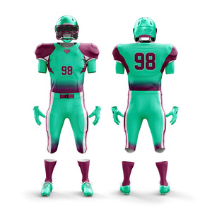 Uniforme de football américain personnalisé en gros de haute qualité meilleure vente taille XL technique de sublimation numéro motif hauts - Product Image 4