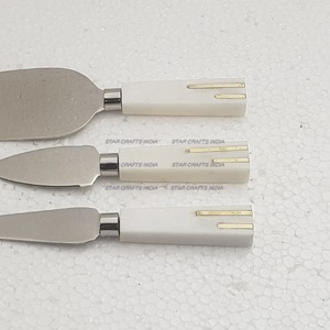 Hot Selling 2024 Christmas Weddings Parties Event Customized <b>Tools</b> Marble Handle With Gold Touch - Product Image 2