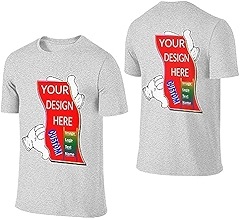 Camiseta Unisex de Manga Corta 100% Algodón, Impresión Digital Personalizada de Alta Calidad, Talla Grande, Casual, Ecológica, Antiencogimiento, Secado Rápido para Hombre - Product Image 3